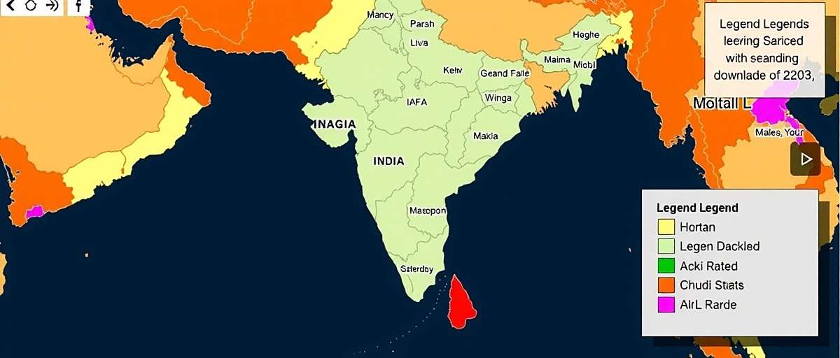 Legend Legends Download Distribution in India Map of India showing Legend Legends download distribution across different states