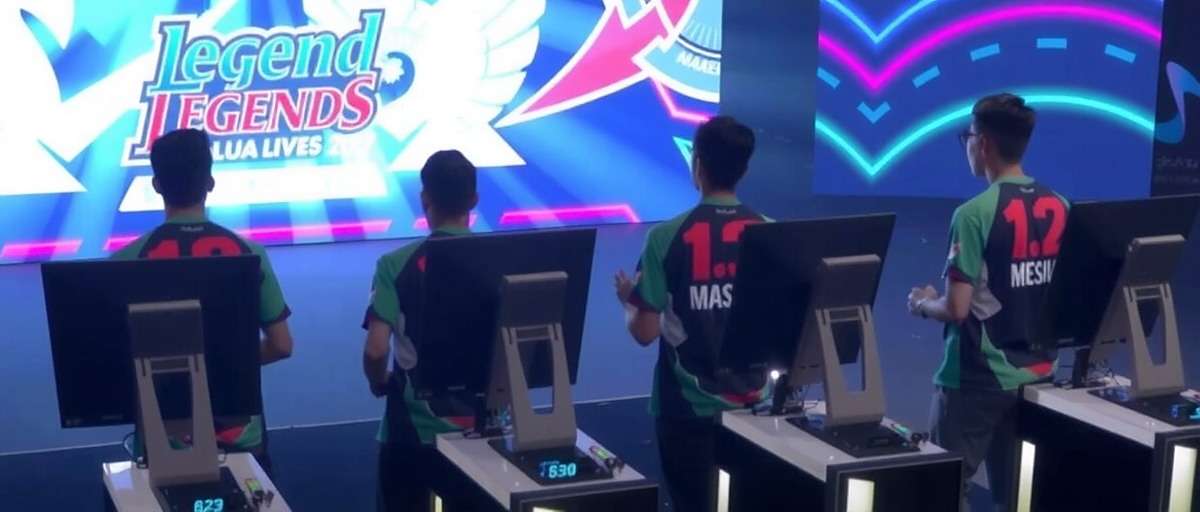 Legend Legends National Championship Legend Legends national tournament finals with professional Indian gamers competing on stage