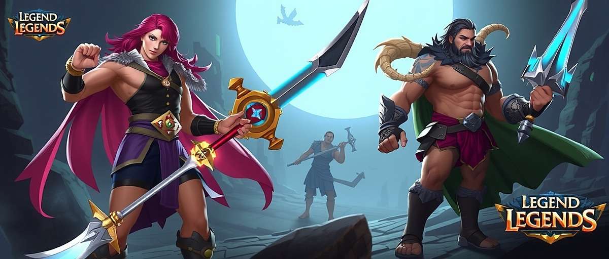 Legend Legends Future Updates Concept art for upcoming Legend Legends features showcasing new mythological characters and game modes
